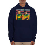 David & Seanie (2022 Comic Art Tribute) - Premium Unisex Pullover Hoodie
